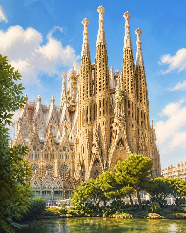 Sagrada Família, Barcelona card art